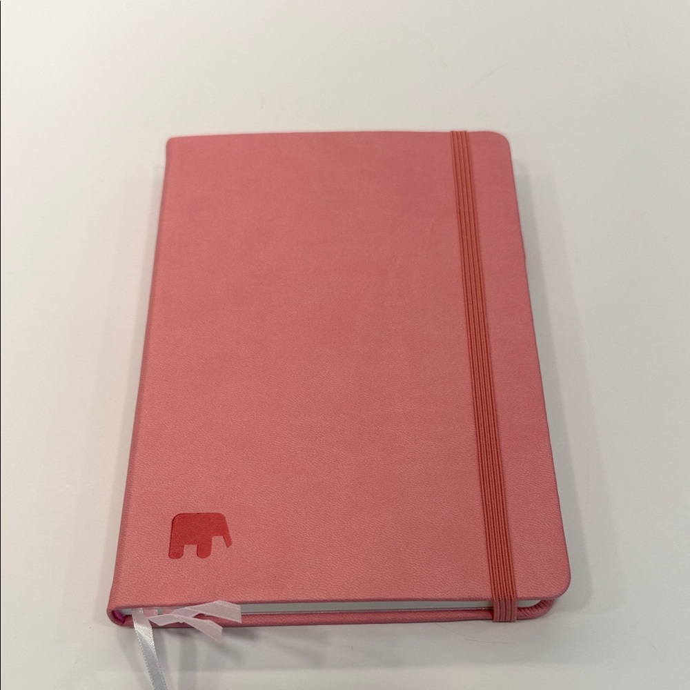 Pink Elephant Hardcover Notebook